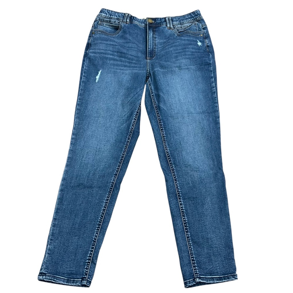 Democracy High Waisted Classic Blue Women's Jeans With AB Technology Size 16